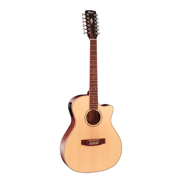 Guitarra Electroacustica Cort 12 Cuerdas Natural Mate, Ga-medx-12 Op